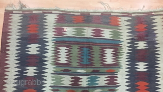 Caucasian Kilim Size 200x310 cm / 6'6''x10'2''                          