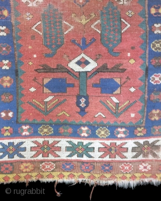 Caucasian Kazak Rug Size 120x194 cm / 4'0''x6'4''                         