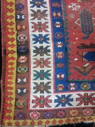 Caucasian Kazak Rug Size 120x194 cm / 4'0''x6'4''                         