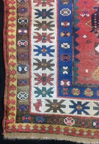 Caucasian Kazak Rug Size 120x194 cm / 4'0''x6'4''                         