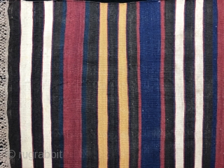 Caucasian Striped Kilim Size 145x194 cm / 4'8'' x 6'4''                       