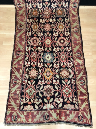 Caucasian Karabagh Runner Rug Size 102x365 cm / 3'4'' x 12'0''                      