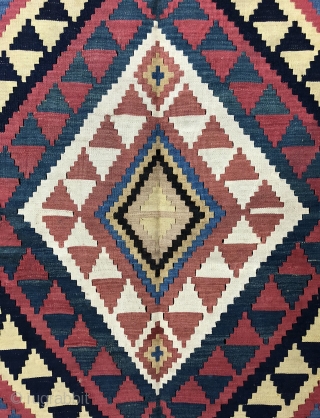 Caucasian Sahnazar Kilim Size 157x192 cm / 5'2'' x 6'3''                       