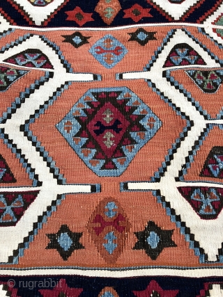 19th Century   Central anatolian early kilim size 86 x 400 cm                    