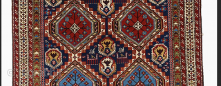 Middle of the 19th Century Caucasian Sahnezar Rug 
Size 143x220 cm
In Good Condition

Please reach me directly on this email : alpagutrugs@gmail.com            