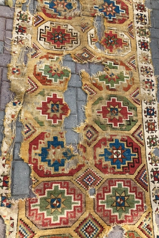 Anatolian fragment carpet 120 x 295 cm                          