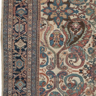 Antique Persian Sultanabad Rug
Persia ca.1890
11'9" x 8'10" (359 x 270 cm)
FJ Hakimian Reference #06030
                   