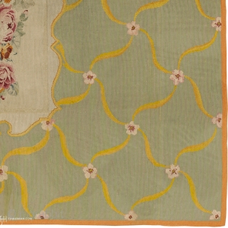 Antique French Needlepoint Rug
France ca.1880
6'5" x 5'11" (196 x 181 cm)
FJ Hakimian Reference #02141
                   