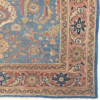 Antique Persian Sultanabad Rug
Persia ca.1890
10'2" x 8'1" (310 x 247 cm)
FJ Hakimian Reference #06097
                   