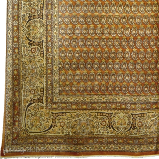 Antique Persian Tabriz Rug
Persia ca.1890
10'8" x 8'0" (326 x 244 cm)
FJ Hakimian Reference #07022
                   