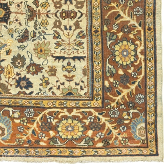 Antique Persian Mahal Rug
Persia ca.1920
11'10" x 8'7" (361 x 262 cm)
FJ Hakimian Reference #06103
                   