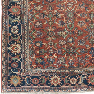 Antique Persian Mahal Rug
Persia ca.1920
11'11" x 9'3" (364 x 282 cm)
FJ Hakimian Reference #06146
                   