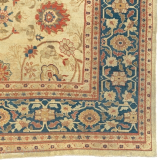 Antique Persian Tabriz Rug
Persia ca.1890
11'11" x 10'11" (364 x 333 cm)
FJ Hakimian Reference #06155
                   