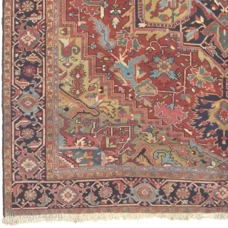 Antique Persian Heriz Rug
Persia ca.1910
12'5" x 9'7" (379 x 292 cm)
FJ Hakimian Reference #05041
                   