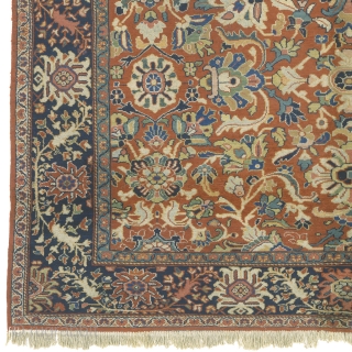 Antique Persian Mahal Rug
Persia ca.1920
12'4" x 8'11" (376 x 272 cm)
FJ Hakimian Reference #06131
                   