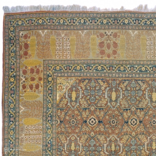 Antique Persian Tabriz Rug
Persia ca.1880
12'5" x 10'0" (379 x 305 cm)
FJ Hakimian Reference #07123
                   