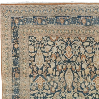 Antique Persian Tabriz Rug
Persia ca.1890
12'4" x 9'2" (376 x 280 cm)
FJ Hakimian Reference #07163
                   
