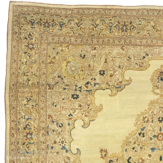 Antique Persian Tabriz Rug
Persia ca.1880
12'11" x 9'1" (394 x 277 cm)
FJ Hakimian Reference #07111
                   