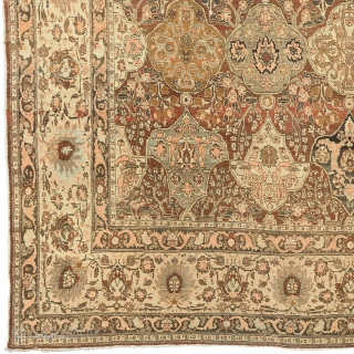 Antique Persian Tabriz Rug
Persia ca.1900
13'3" x 9'11" (404 x 303 cm)
FJ Hakimian Reference #07124
                   
