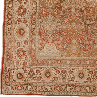 Antique Persian Tabriz Rug
Persia ca.1890
14'2" x 10'3" (432 x 313 cm)
FJ Hakimian Reference #07149
                   