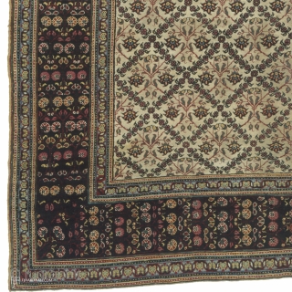 Antique Indian Agra Rug
India ca. 1870
14'7" x 8'11" (445 x 272 cm)
FJ Hakimian Reference #09063
                  