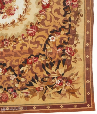 Antique French Aubusson Rug
France ca. 1850
15'4" x 12'8" (468 x 387 cm)
FJ Hakimian Reference #02429
                  