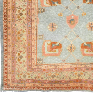 Antique Turkish Oushak Rug
Turkey ca. 1890
16'6" x 13'0" (504 x 397 cm)
FJ Hakimian Reference #04153
                  