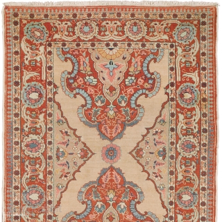 Antique Persian Tabriz runner
Persia ca.1900
19'1" x 2'8" (582 x 81 cm)
FJ Hakimian Reference #12014
                   