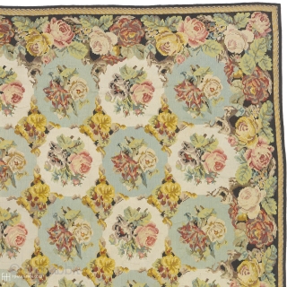 Antique French Aubusson Rug
France ca. 1920
23'1" x 14'10" (705 x 453 cm)
FJ Hakimian Reference #02726
                  