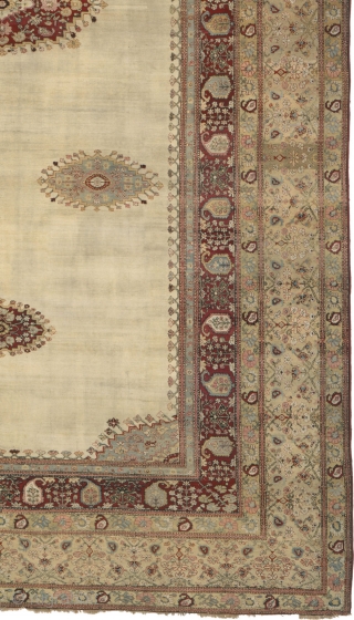 Antique Indian Amritsar Rug
India ca.1890
24'3" x 13'8" (740 x 417 cm)
FJ Hakimian Reference #09046
                   