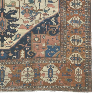 Antique Persian Serapi Rug
Persia ca.1880
28'1" x 16'10" (857 x 514 cm)
FJ Hakimian Reference #05001
                   