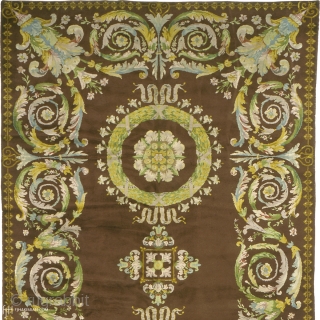 Antique Spanish Savonnerie Style Rug
Spain ca. 1920
45'9" x 11'4" (1396 x 346 cm)
FJ Hakimian Reference #03205
                 