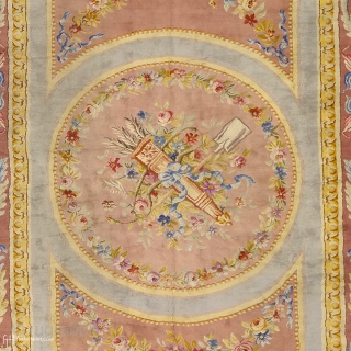 Antique French Savonnerie Rug
France ca.1890
33'5" x 16'0" (1020 x 488 cm)
FJ Hakimian Reference #3074

                   