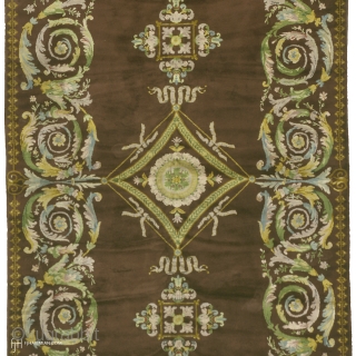 Antique Spanish Savonnerie Style Rug
Spain ca. 1920
45'9" x 11'4" (1396 x 346 cm)
FJ Hakimian Reference #03205
                 