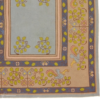 Antique Needlepoint Rug
England ca.1920
5'9" x 4'8" (175 x 142 cm)
FJ Hakimian Reference #02156
                    