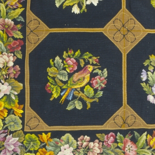 Antique France Needlepoint Rug
France ca.1900
8'9" x 8'9" (267 x 267 cm)
FJ Hakimian Reference #02189
                   