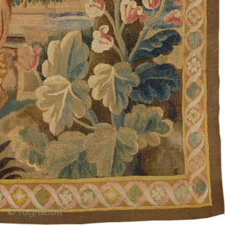 Antique French Tapestry
France 18th Century
6'5" x 6'3" (196 x 191 cm)
FJ Hakimian Reference #02198

                   