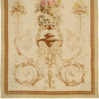 Antique French Aubusson Rug
France ca. 1870
9'10" x 4'2" (300 x 127 cm)
FJ Hakimian Reference #02242
                  