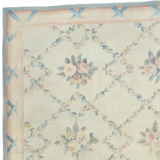 Antique French Aubusson Rug
France ca. 1920
16'3" x 10'5" (496 x 318 cm)
FJ Hakimian Reference #02997
                  