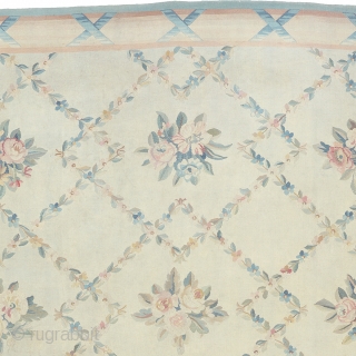 Antique French Aubusson Rug
France ca. 1920
16'3" x 10'5" (496 x 318 cm)
FJ Hakimian Reference #02997
                  