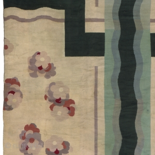 French Savonnerie Art Deco Rug
France ca. 1920
23'1" x 12'11" (705 x 394 cm)
FJ Hakimian Reference #03138
                 