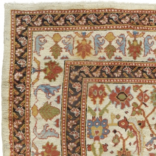 Antique Turkish Oushak Rug
Turkey ca.1890
9'0" x 6'7" (275 x 201 cm)
FJ Hakimian Reference #04049
                   