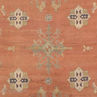 Antique Turkish Oushak Rug
Turkey ca.1900
11'2" x 8'5" (341 x 257 cm)
FJ Hakimian Reference #04075
                   