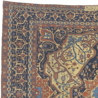 Antique Persian Heriz Rug
Persia ca.1820
8'9" x 8'9" (267 x 267 cm)
FJ Hakimian Reference #05051
                   