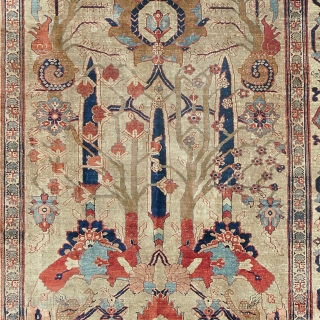 Antique Persian Silk Heriz Rug
Persia ca.1900
6'1" x 4'4" (185 x 132 cm)
FJ Hakimian Reference #05066
                  