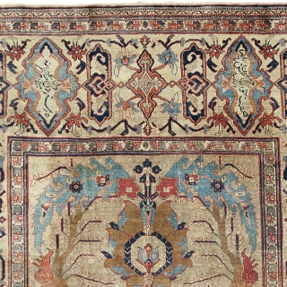 Antique Persian Silk Heriz Rug
Persia ca.1900
6'1" x 4'4" (185 x 132 cm)
FJ Hakimian Reference #05066
                  