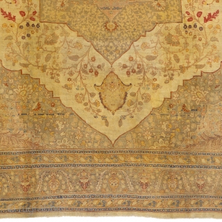 Antique Persian Tabriz Rug
Persia ca.1880
13'0" x 9'10" (397 x 300 cm)
FJ Hakimian Reference #07066

                   