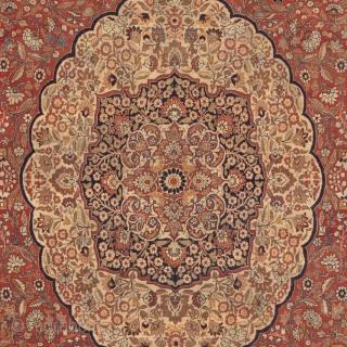 Antique Persian Tabriz Rug
Persia ca.1890
15'2" x 10'4" (463 x 315 cm)
FJ Hakimian Reference #07068
                   