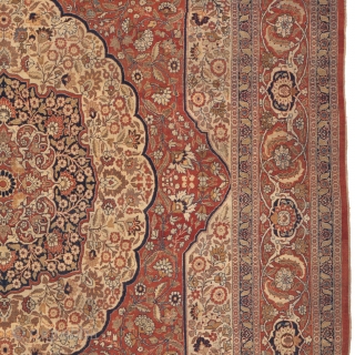 Antique Persian Tabriz Rug
Persia ca.1890
15'2" x 10'4" (463 x 315 cm)
FJ Hakimian Reference #07068
                   