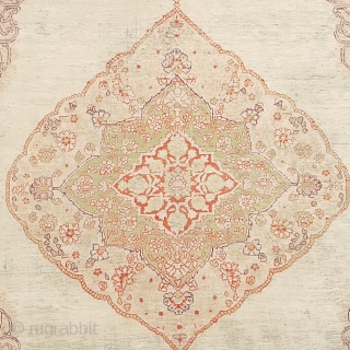 Antique Persian Tabriz Silk Rug
Persia ca.1890
5'9" x 3'11" (534 x 443 cm)
FJ Hakimian Reference #07159
                  